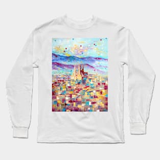 Barcelona. Spring Long Sleeve T-Shirt